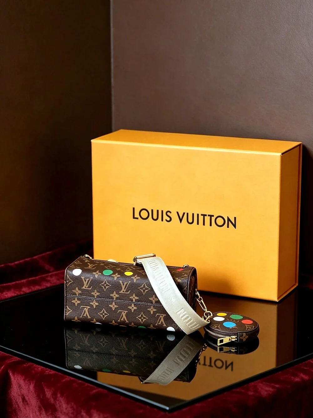 Louis Vuitton PM Monogram Paint Dots